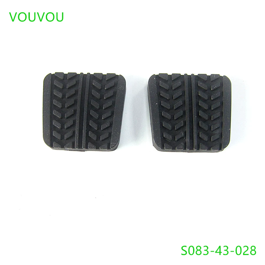 Car accessories S083-43-028 clutch & brake pedals pad rubber gasket for mazda 323 1991-2006 626 1992-2004 mpv MX-3 MX-5 Premacy