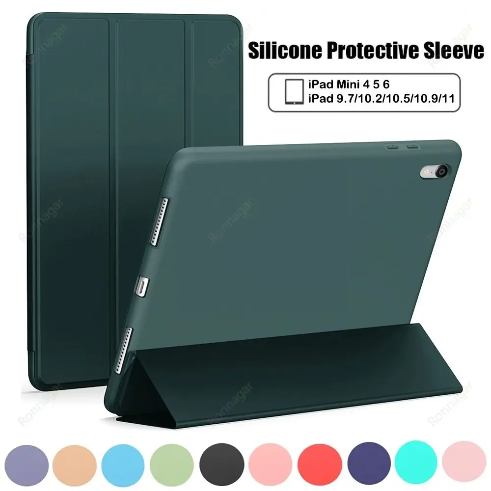 Funda para iPad A19 12.ª generación, Air 11 2026 2025 2024, A16 11.ª generación, Pro 11, M4, M5, iPad 9.ª generación 10.2, 6.ª generación, 5.ª generación 9.7, Air 8, 7, 6, Air 5, 4, 10.9, 10.ª generación, Pro 9.7, 10.5