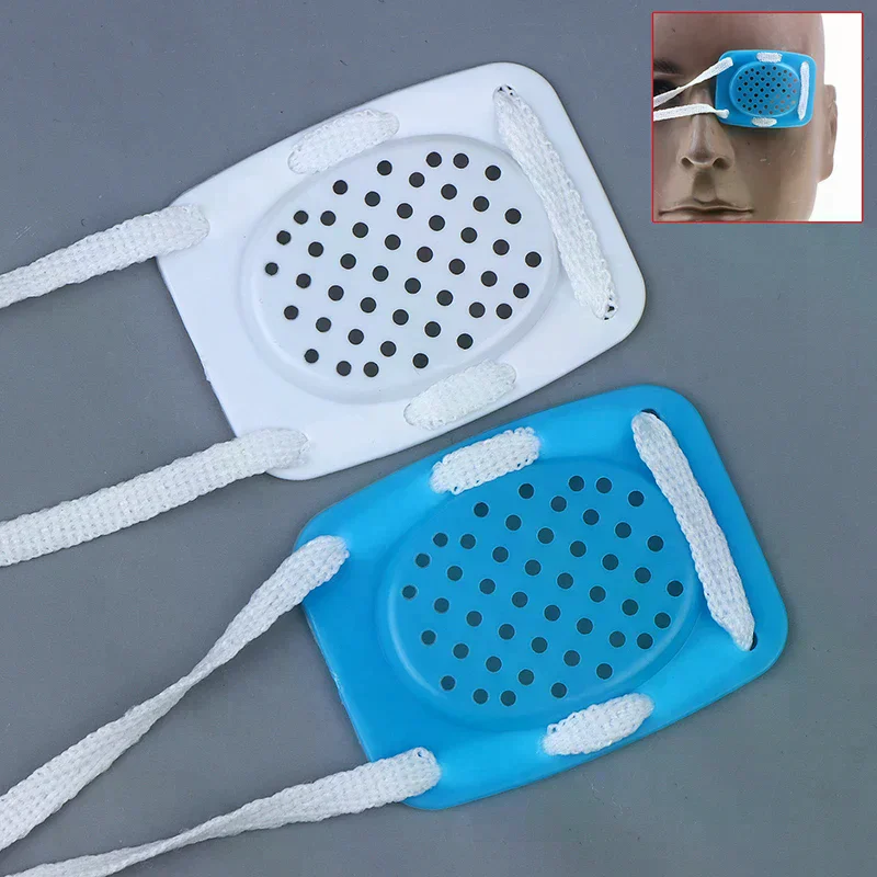 Square Porous PC Plastic Eye Care Eye Shield With Wear Rope Needed After Ophthalmic Surgery Collision Avoidance Eye Protection
