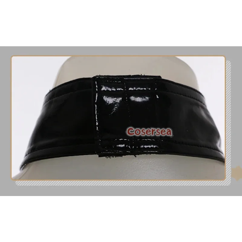 Cosersea-Disfraz de conejito negro para chicas, traje de conejita de tela de cuero PU elástico Sexy para mujer, mono, traje de Halloween, conjunto completo