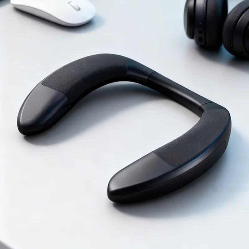 Wireless Wearable Audio Device Dual 33mm Speakers TF Card Support 500mAh Battery Hands Free Calling For Running Cycling Gym