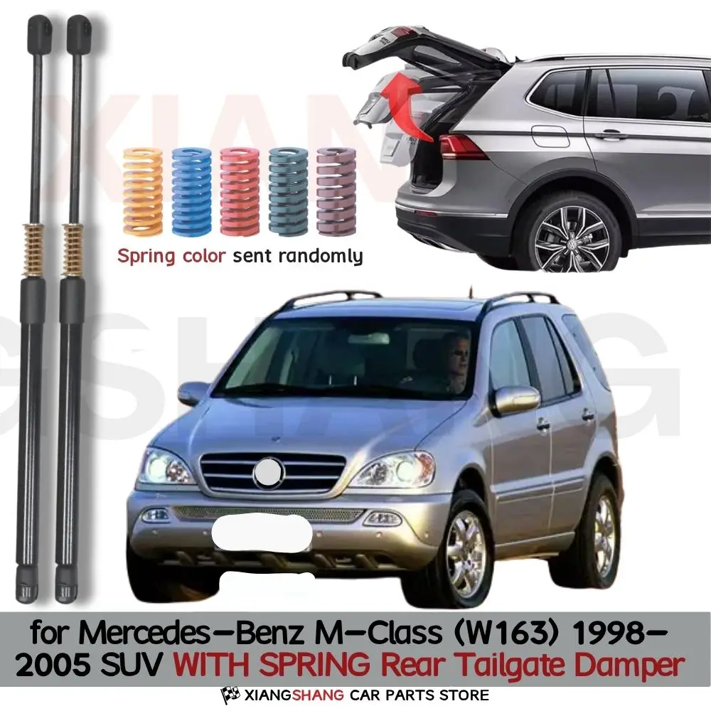 

Auto Pop-Up Trunk Struts for Mercedes-Benz M-Class (W163) 1998-2005 Automatic Opening Gas Lift Supports with Springs Boot Struts