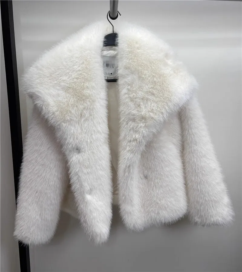 Herbst-Winter-Neuer Damen-Obermantel mit künstlichem Pelzeffekt, ZW-Serie 2024, Herbst-Faion-Damen-Premium-Oberbekleidung