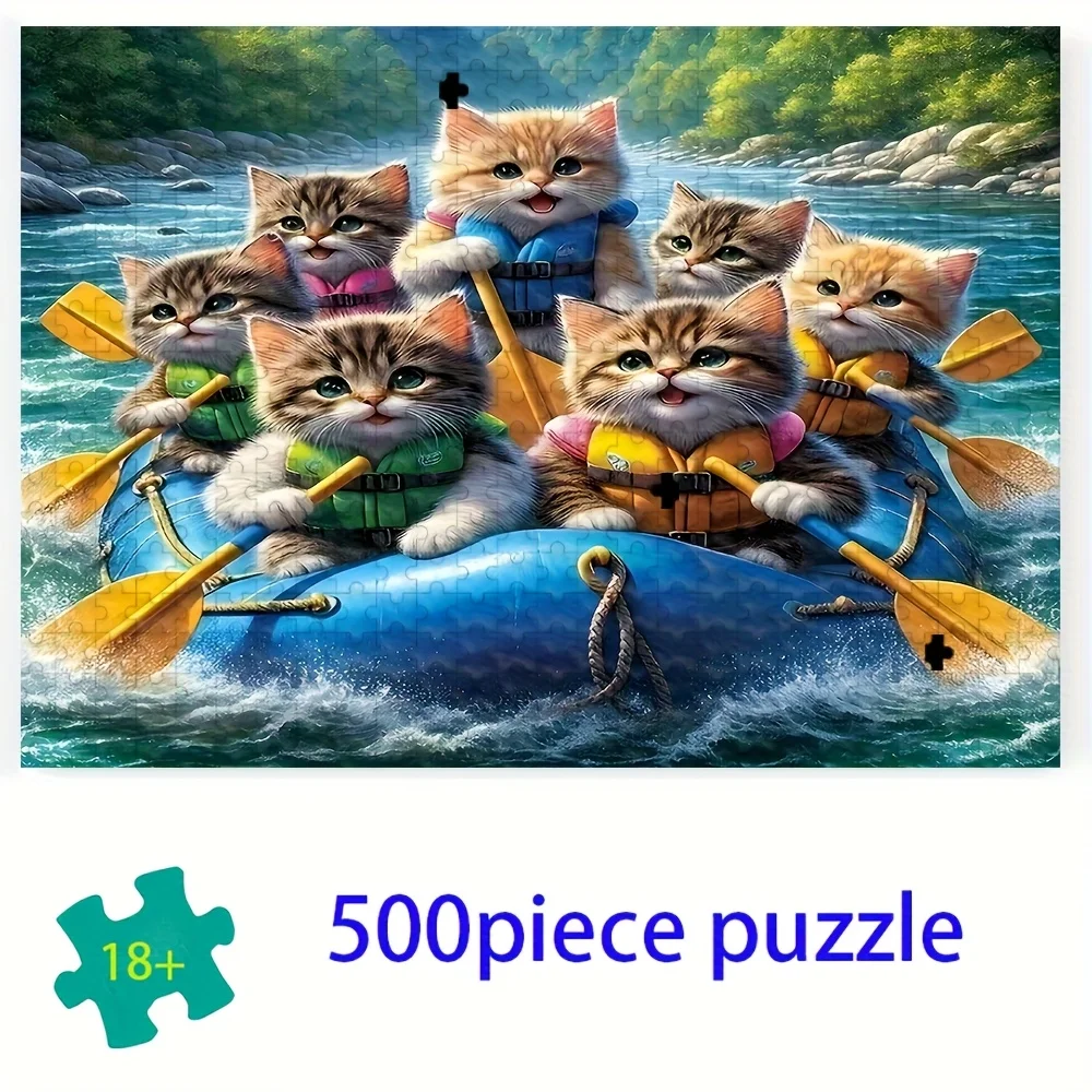 500/1000ピース 高品質 大人向けパズル |   ストレスを軽減する楽しい家族向けゲーム、誕生日、クリスマス、ハロウィーン、ギフトに最適です。