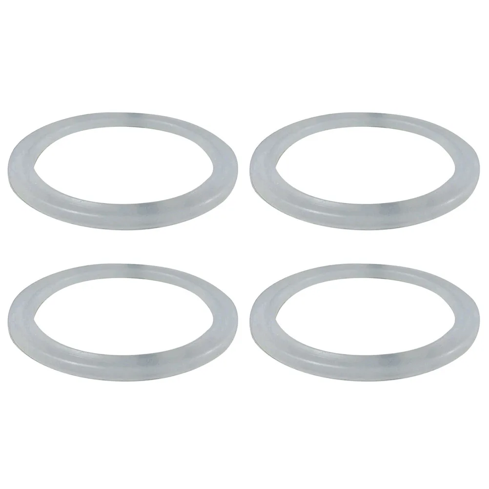 

4 pcs Insulation Cup Lid Seal .5Cm Outer Diameter 4.5Mm Inner 0.26Cm Thick White Silicone Replacement Gasket For Vacuum