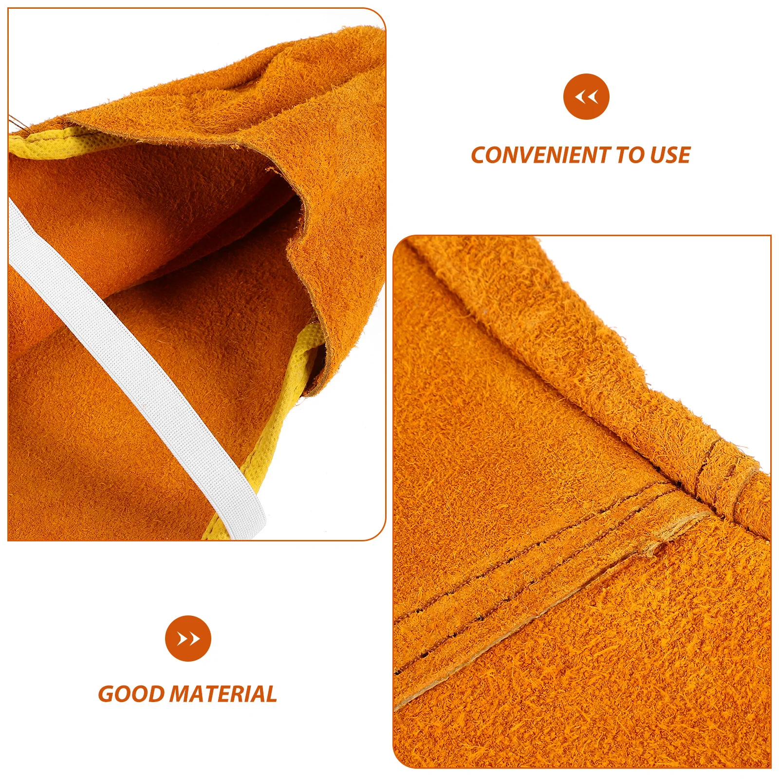 

2pcs Welder Shoe Covers Fire Resistant Boot Covers Spats For Factory Welding Safety Work Protective Foot