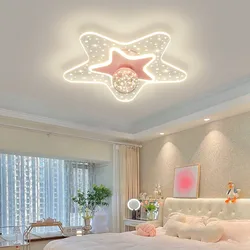 Children Room Modern LED Ceiling Light Kids Room Ceiling Star Room Lamp For Bedroom Cute Girls Boys Baby Home Decortion Lighting