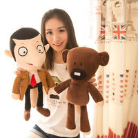 Fun Mr Bean Teddy Bear Plush Toy Comedy Cartoon Movie Figure Cute Animal Baby Stuffed Doll Mini Pillow Decor Soft Children Gifts