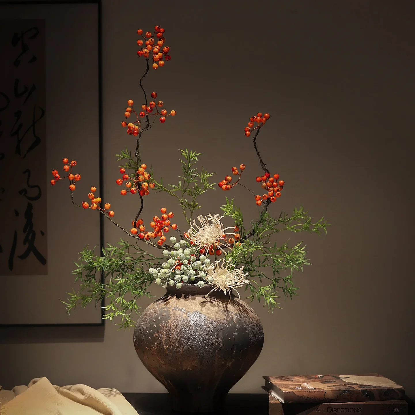 Wholesale Song Dynasty Aesthetics Zen Vase Ornament Song's Soft Decoration Entrance Living Room Homestay Decoration One piece