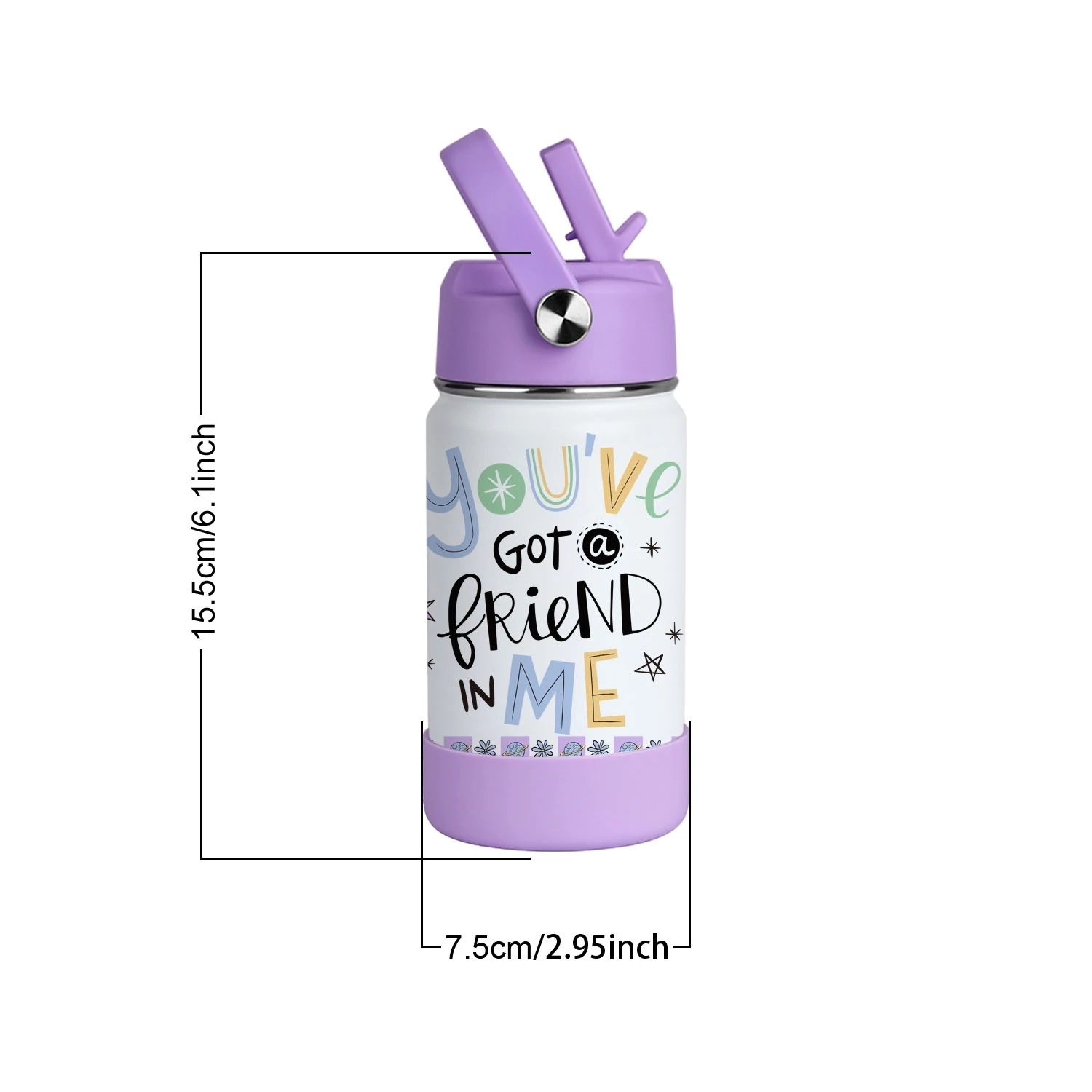 1pc 12oz Disney Toy Story Woody Jessie Stainless Steel Tumbler Letter Star with Carry Handle Portable Cup for Office Travel Home