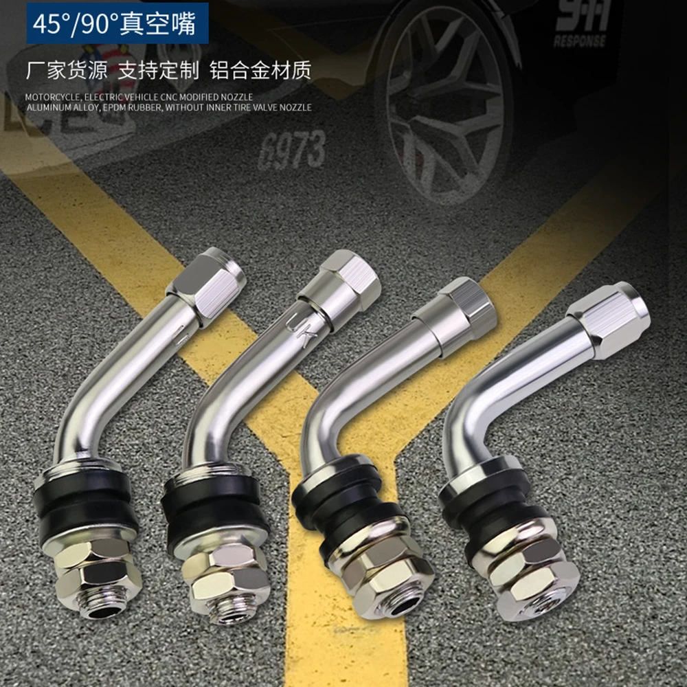 VS-8-45/90 angle valve stems for tubeless car valve 45 and 90 degree angle valve stems wheel navel