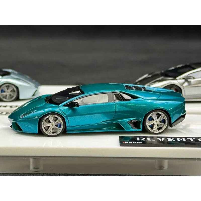 Modelo de Auto Lamborghini Reventon de Resina a Escala 1:64, Juguete Coleccionable, Regalo, Souvenir, Adorno de Exhibición