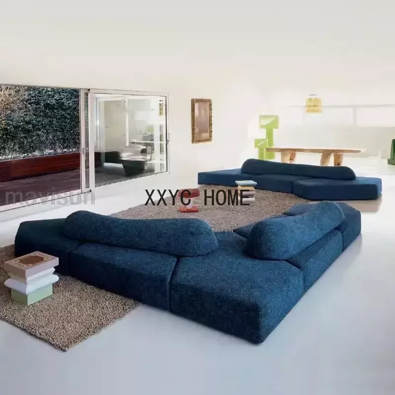 

Modular Rock Sofa Large Special Bedroom Kitchen Modern Personality Combination Flannel Sofa Office Chauffeuse Home Furniture