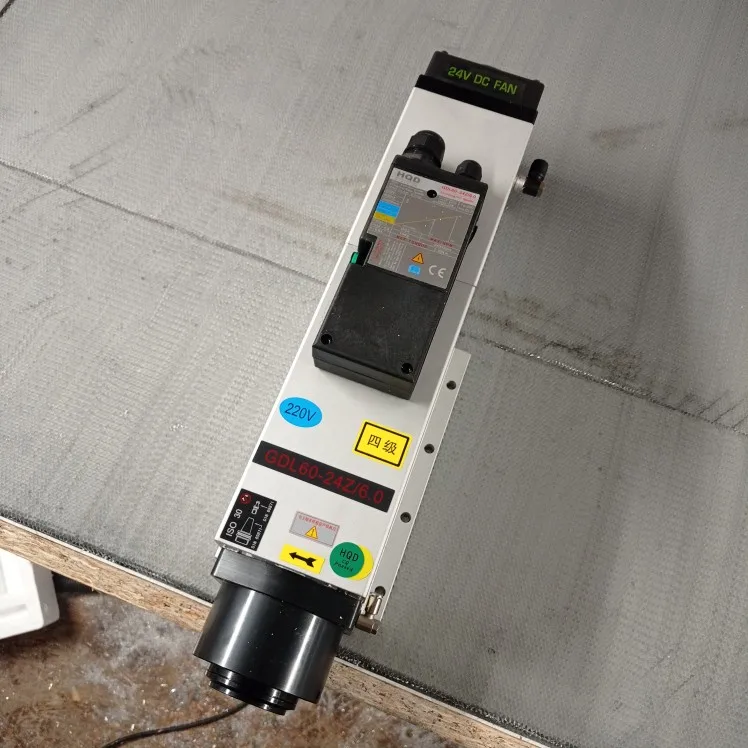 

GDL60-24Z/6.0 ATC Spindle Motor 6kw ISO30 24000rpm 800HZ Air Cooled automatic Spindle Motor