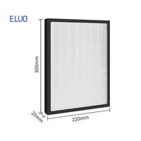 Custom HEPA + Activated Carbon Composite Multifunctional Filter 300*220*20mm Air Purifier Parts for BORK AP RIH 1515 SI