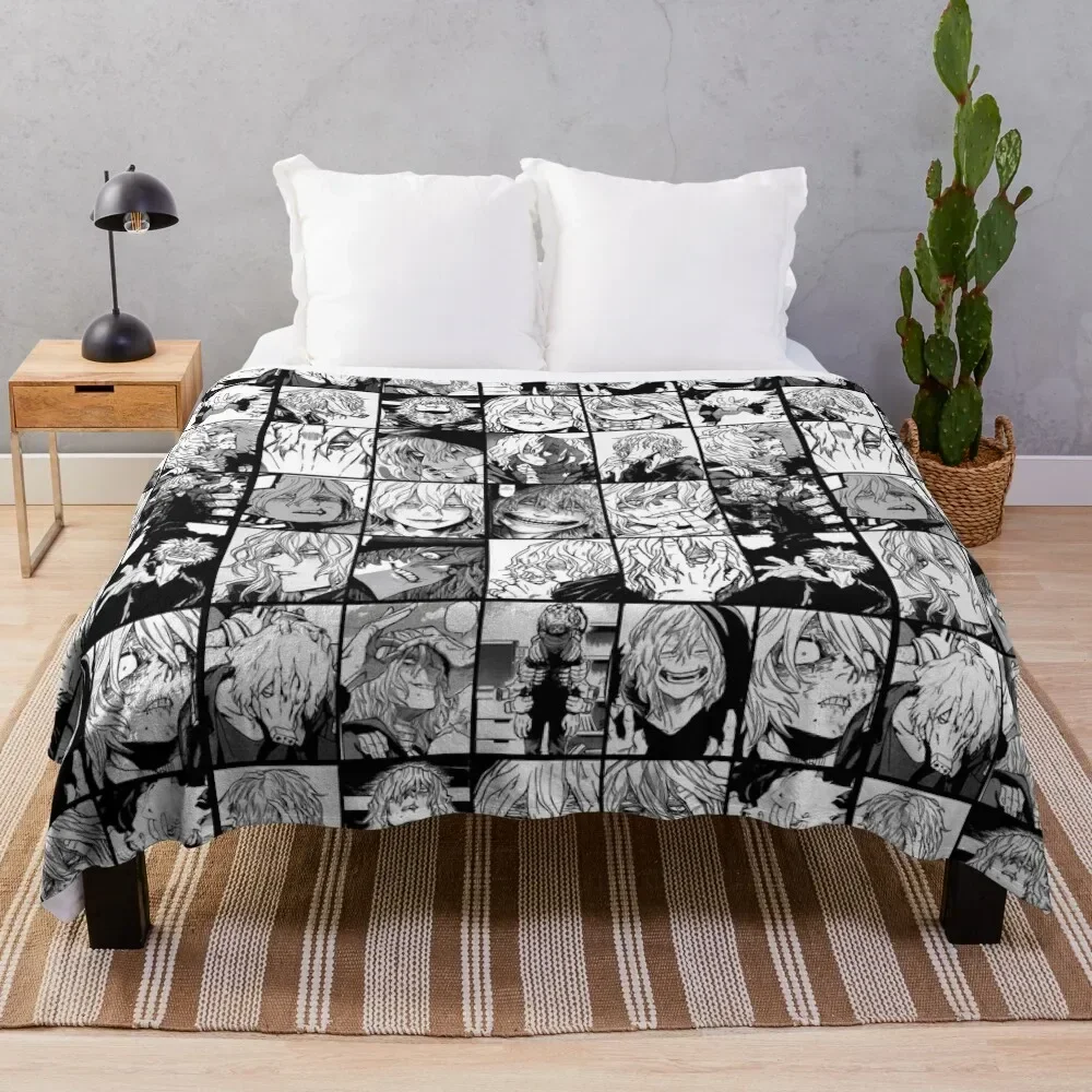 Shigaraki Collage black and white version Throw Blanket Kid'S Beach Heavy Blankets
