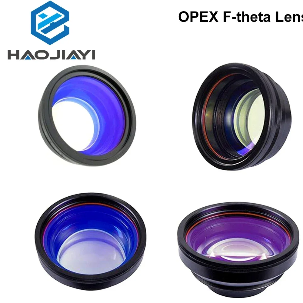 

F-theta Lens Field Lens 1064nm 70x70-300x300mm F100-420nm for 1064nm YAG Optical Fiber Laser Marking Machine Parts