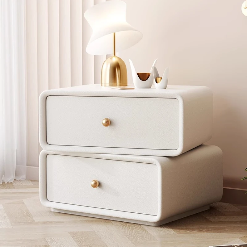 Glossy Design Bedside Table Modern Japanese Gothic Minimalist Bedside Table Cheap Unique Mesitas De Noche Bedroom Furniture
