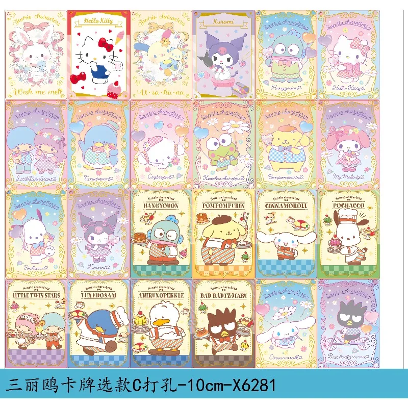 

Sanrio Family Acrylic Patch, Double Layer Transparent, Supports Customization, Handmade DIY Accessories Material, Can Be Punched