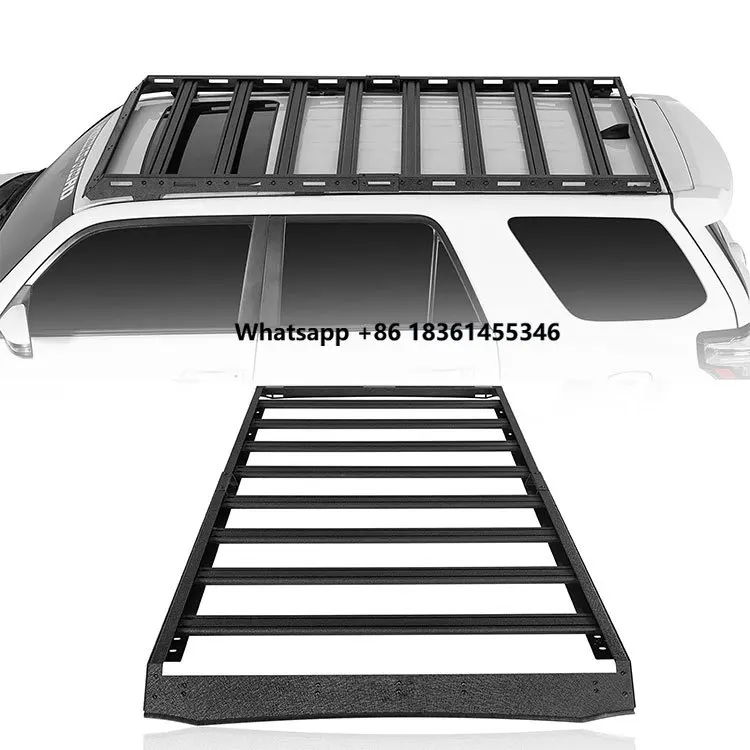 

Hot Sale New Universal Car Roof Rack with Stainless Steel and Aluminum Bracket Removable Luggage Rack