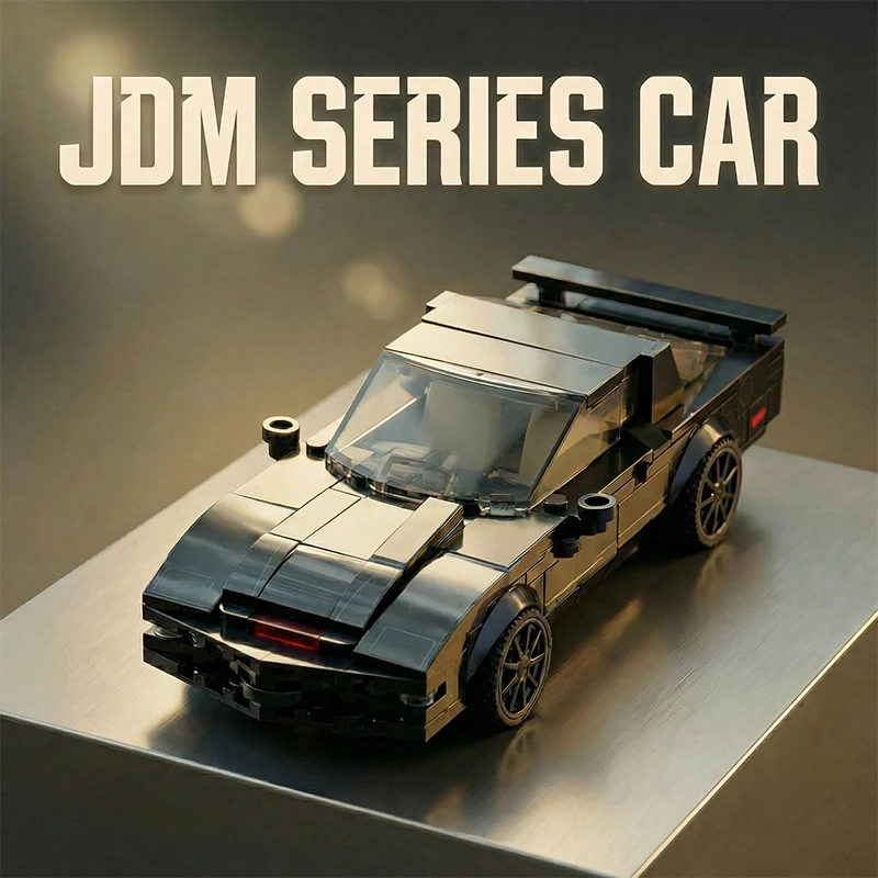 1:24 JDM Classic Super Sport Car Building Model MOC Building Blocks Sets City Racing Vehicle Bricks Gifts for Boys Adult 332Pcs