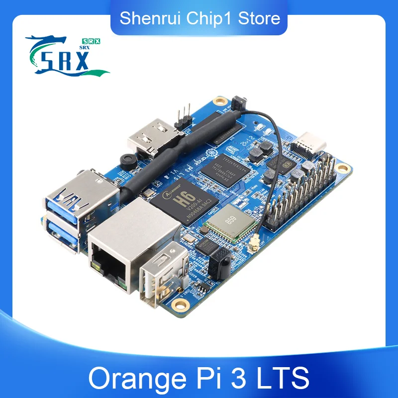 

OrangePi3 LTS Full H6 Chip Supports Android Linux2G8G Development Board Programming Maker Orange Pie