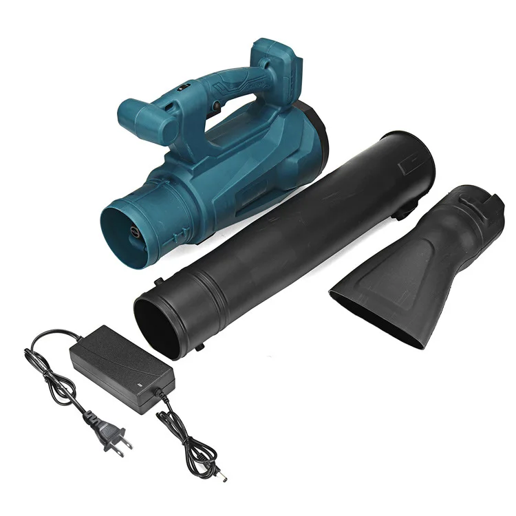 Мощный портативный литиевый вентилятор, можно использовать для выдувания пыли, листьев или снега.