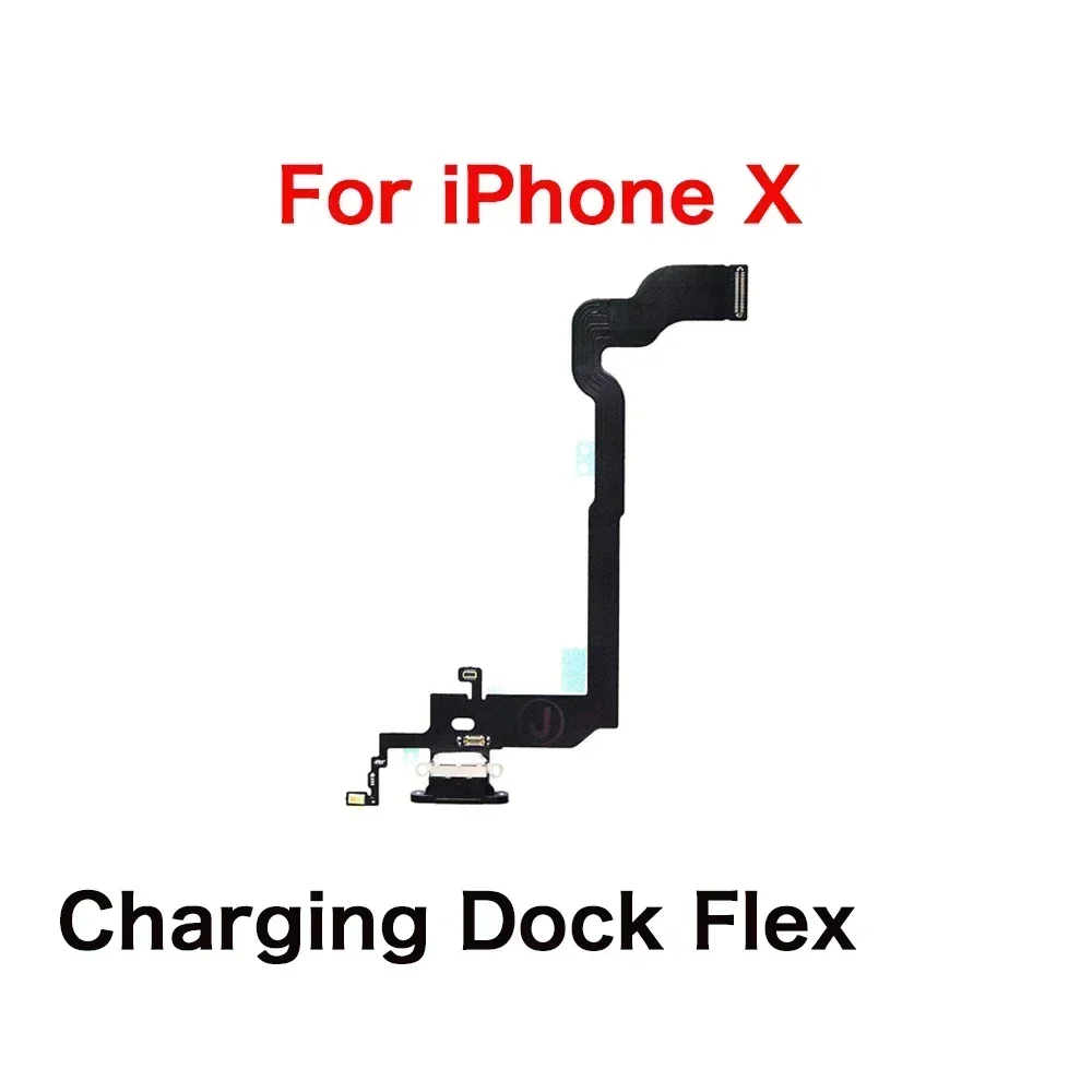 Inner Parts for IPhone X Front Rear Camera Charging Port Power Volume Button Flex Cable with Taptic Engine Ear Loud Speaker