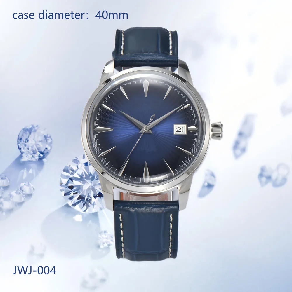 ساعة رجالية فاخرة يمكن تخصيص شعار 40 مللي متر حافظة ساعة PRESAGE NH35 قرص و NH35 ملحقات ساعة يد ميكانيكية أوتوماتيكية