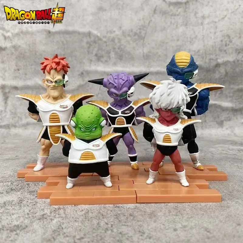 5 Pcs Dragon Ball Z Anime Figure Ginyu Force Figures Ginyu Recoom Jeice Burter Guldo Gk Action Figurine Pvc Statue Models Toy