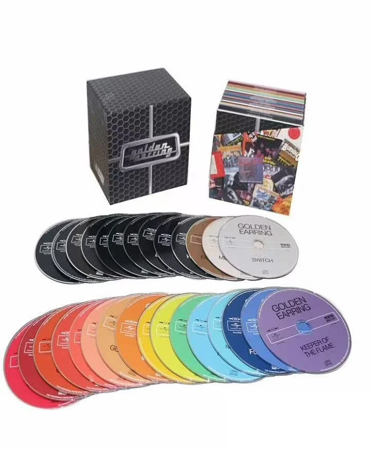 العلامة التجارية الجديدة بقعة CD الأقراط الذهبية القرط الذهبي 29CD مجموعة سجل الموسيقى لعب الأدوار المحمولة مربع مسار السيارة موسيقى الحفلات #3