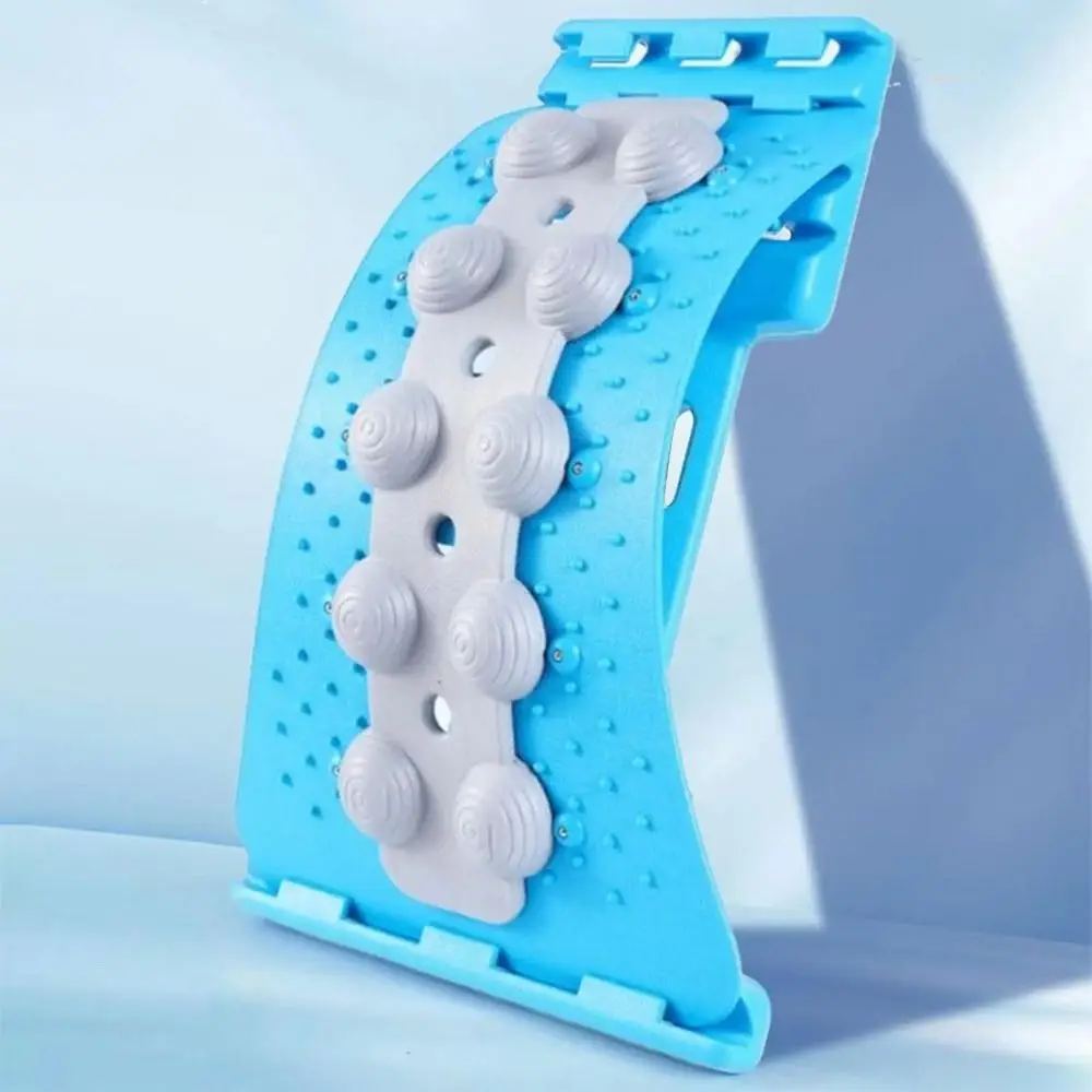 1Pcs 4-level Back Stretcher Hunchback Correction Stretching Lumbar Spine Back Massage Board Lumbar Support