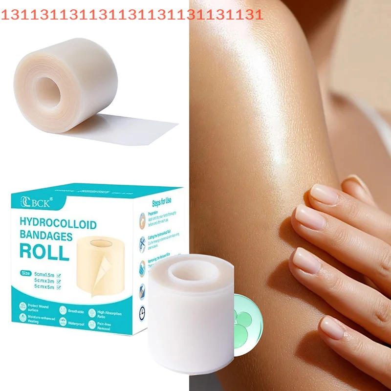

1 рулон, ультратонкие гидроколлоидные перевязочные пластыри, клей для перевязки на рану, дышащая, водонепроницаемая, прозрачная подушечка, помогающая заживление ран