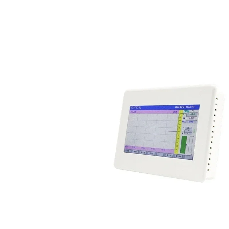 Touch screen intelligent PID thermostat, color large screen temperature pressure liquid level display cgroup communication