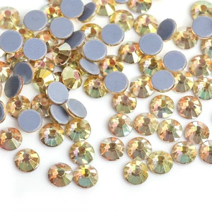 AB Best DMC Hot Fix حجر الراين ، حجر الراين الزجاجي ، الحديد على حجر الراين ، زخارف الخياطة والنسيج ، SS6-SS30 ، 40 لونا أفضل 10 أحجار مبيعا لتزيين النعال - No1