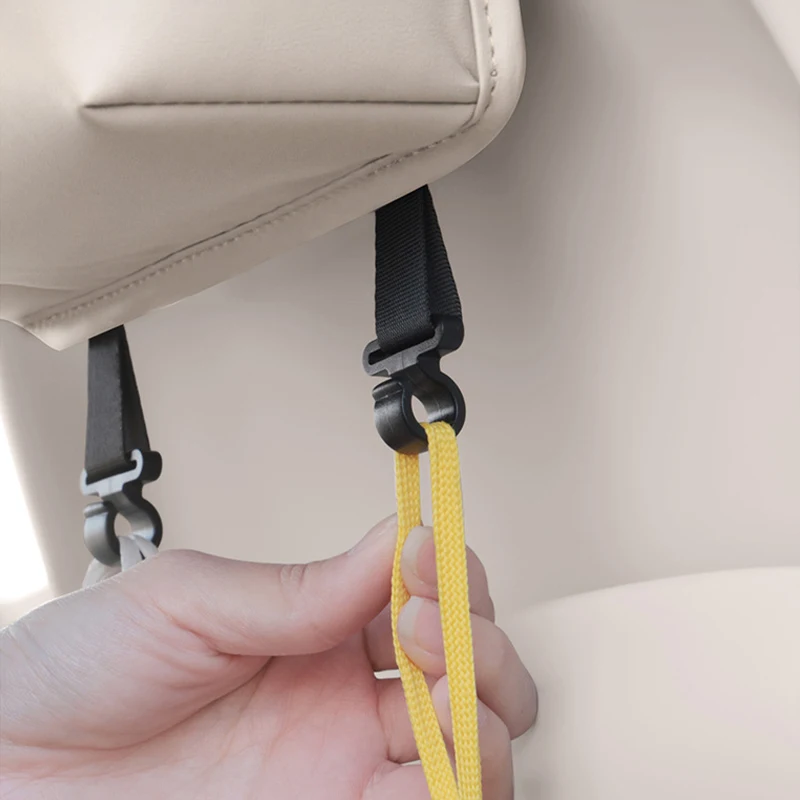 Tissue Cup Hooks Car Seat Back Organizer Storage Bag Umbrella Holder Damage Free Universal Fit BMW Toyota Honda view 6