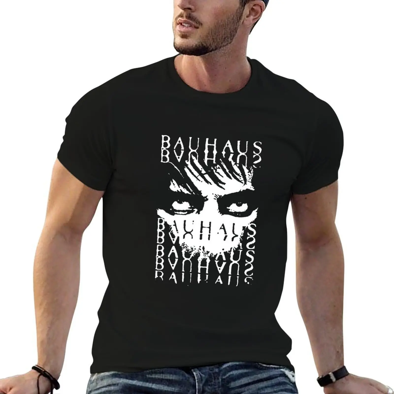 Bauhaus - Eyes - Bela Lugosis Dead T-Shirt korean fashion graphic tee shirt mens graphic t-shirts anime