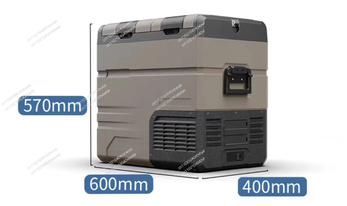 

55L Fridge SUV Car Camping DC12 24V Built-in Battery Electric Refrigerator For Rv Portable Freezer Box