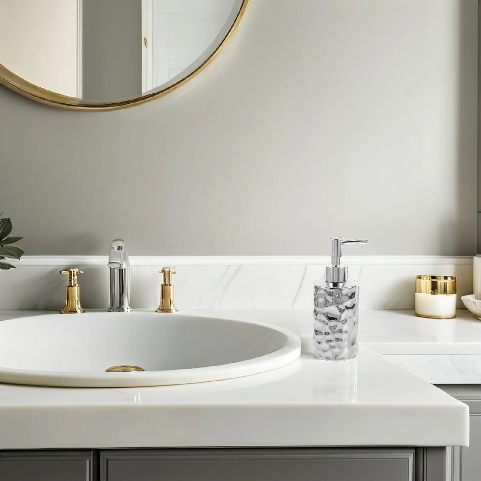 

American Bathroom Bottling Body Wash Pump Container Empty Shampoo and Conditioner Bottles Liquid Soap Dispenser Lotion Home