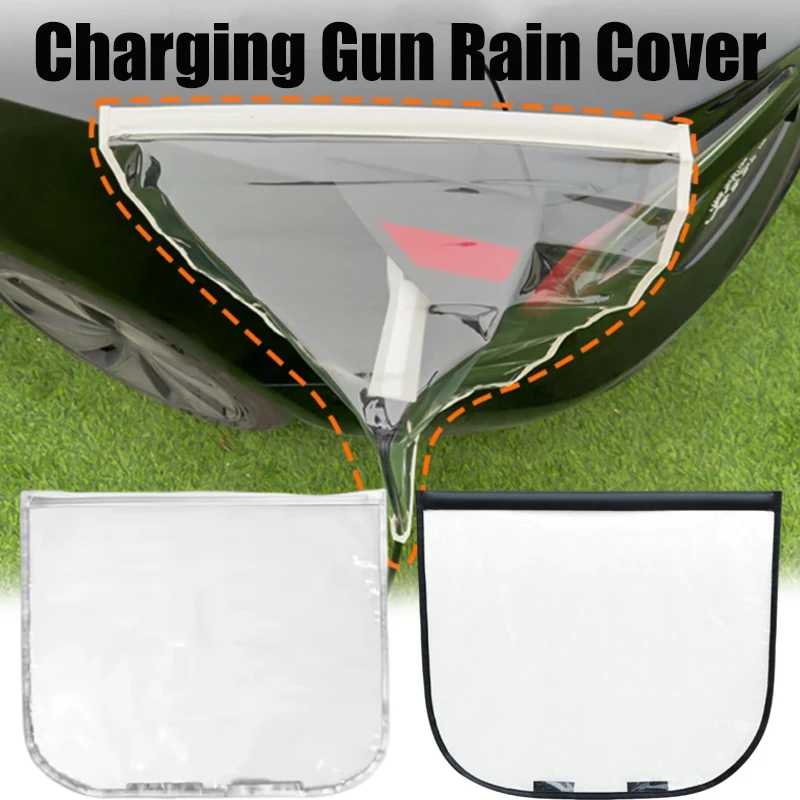 

Transparent Magnetic Rain Cover For Charging Gun Waterproof Rain And Dirt Cover For Electric Vehicle Charging Port Auto Parts
