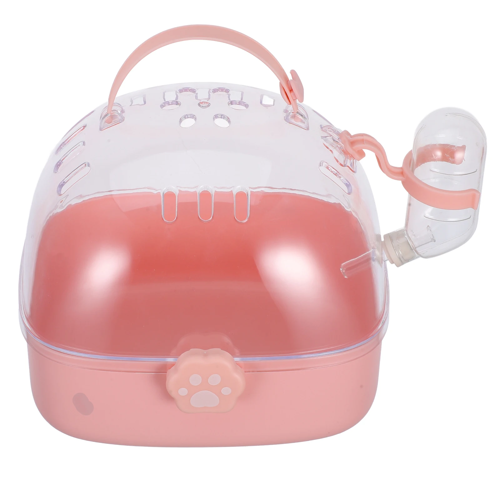 

Portable Hamster Small Animal Travel Cage For Hamsters Mice Rabbits Bird With Water Bottle Durable Abs Lightweight Compact