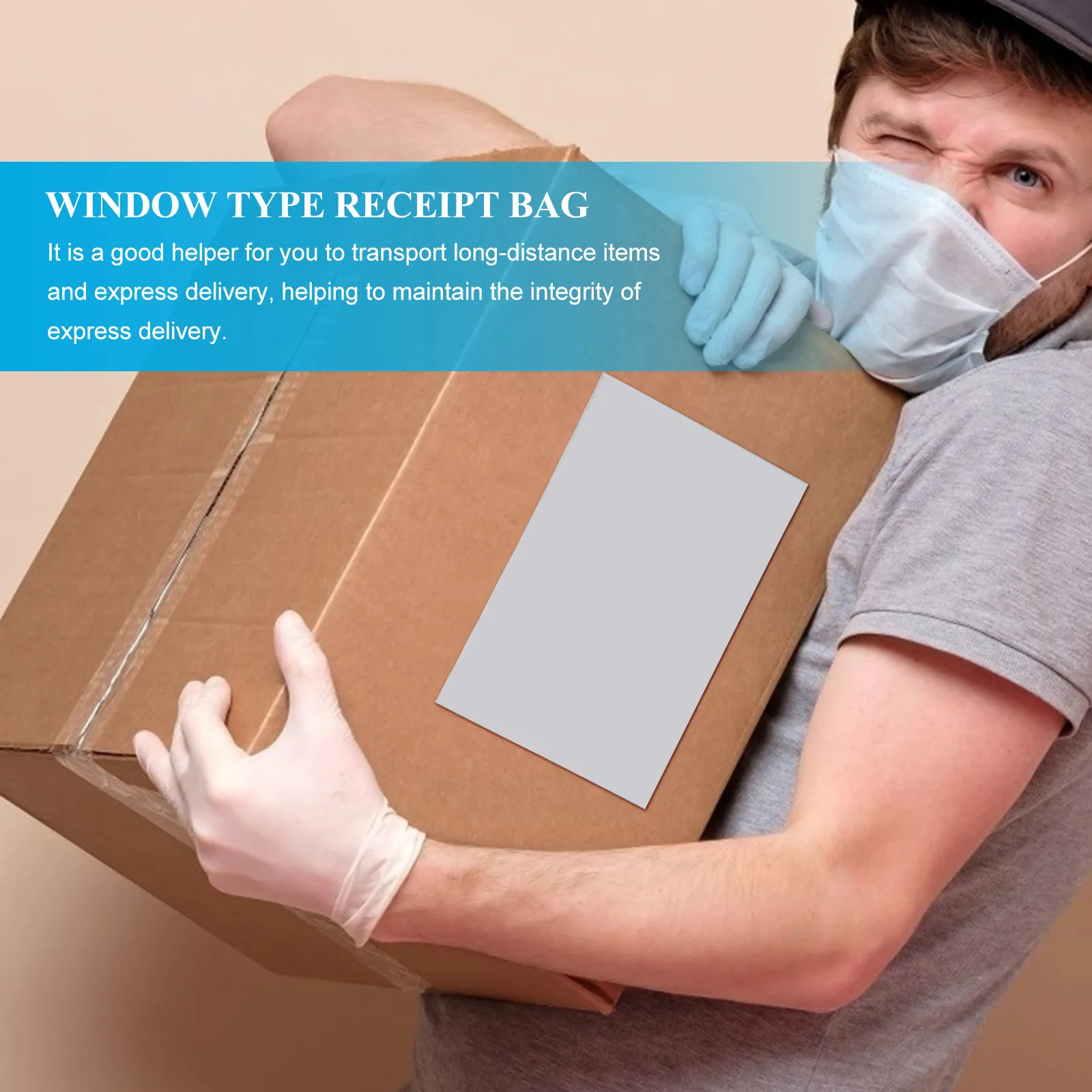 

100 шт. водонепроницаемых прозрачных самоклеящихся чехлов для этикеток для защиты упаковочных накладных, быстрое и надежное крепление на картоне