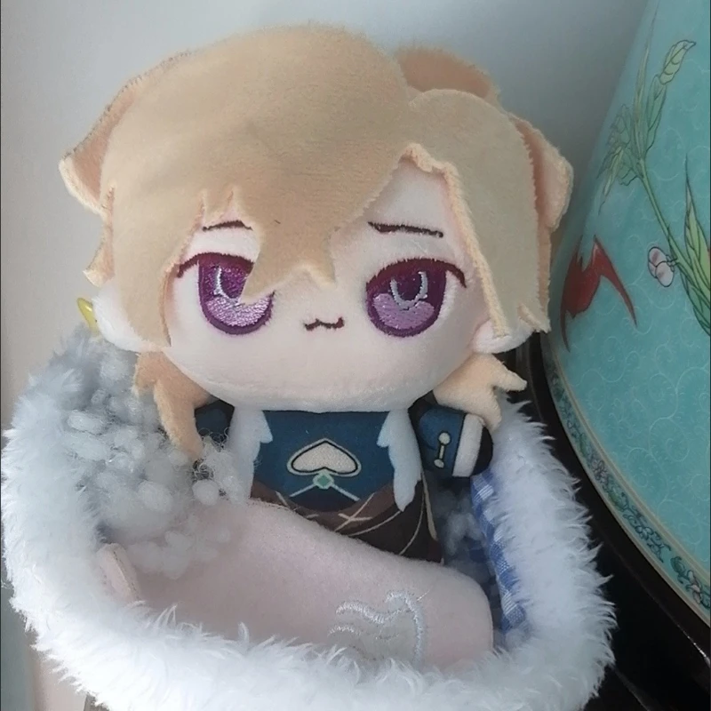

10 см аниме-игра Honkai: Star Rail Aventurine Kawaii, хлопковая кукла для косплея NuNu, мультяшные мини-мягкие плюшевые игрушки, фигурки, подарки