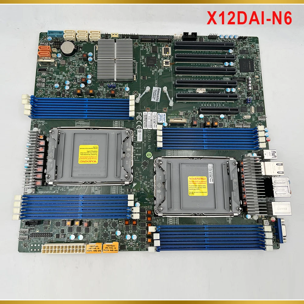 

X12DAI-N6 для материнской платы рабочей станции Supermicro LGA-4189 DDR4 поддержка 3-го поколения для масштабируемых процессоров Xeon PCI-E 4.0 M.2