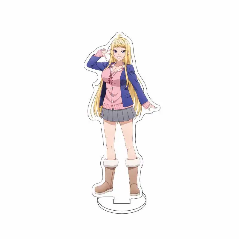 Soporte de figura acrílica de 16 cm, diseño de anime: ¡las chicas de Hokkaido son adorables! Tsubasa Shiki ‌ Minami Fuyuki ‌ Sayuri Akino: adornos y regalos de cosplay.