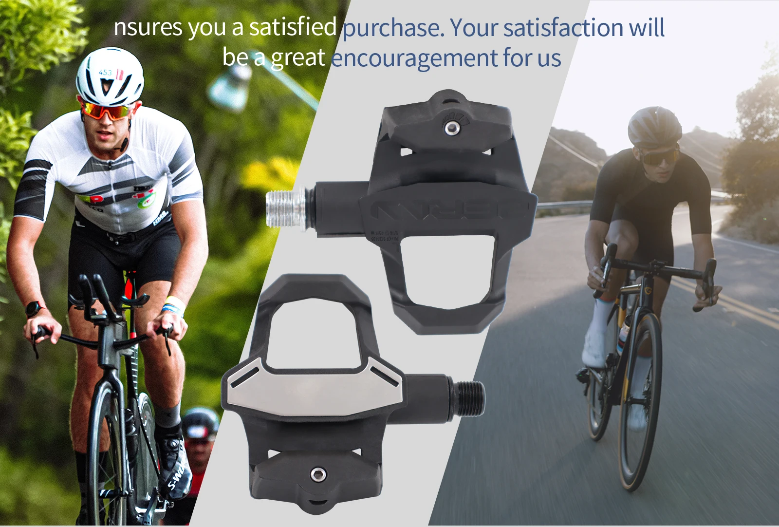 

Ultralight Road Bicycle Self-Locking Pedals, Self-Locking Carbon Fiber Pedals Durable Road Ebike/bike Pedals