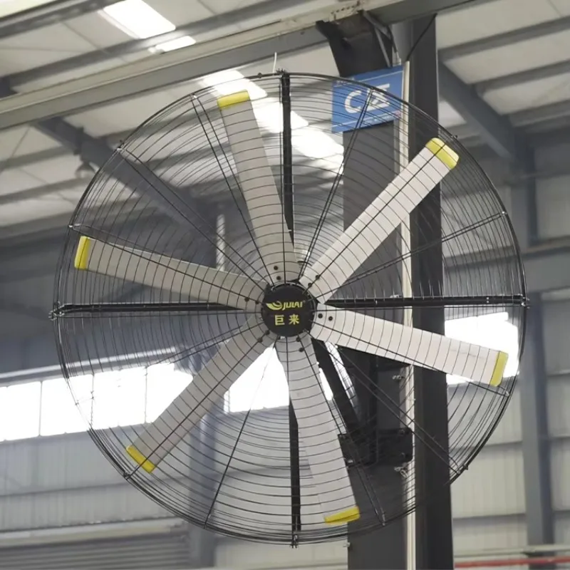 JULAI 2 M Wall Mount Fans 80 Inch Wall Mount Industrial Fan