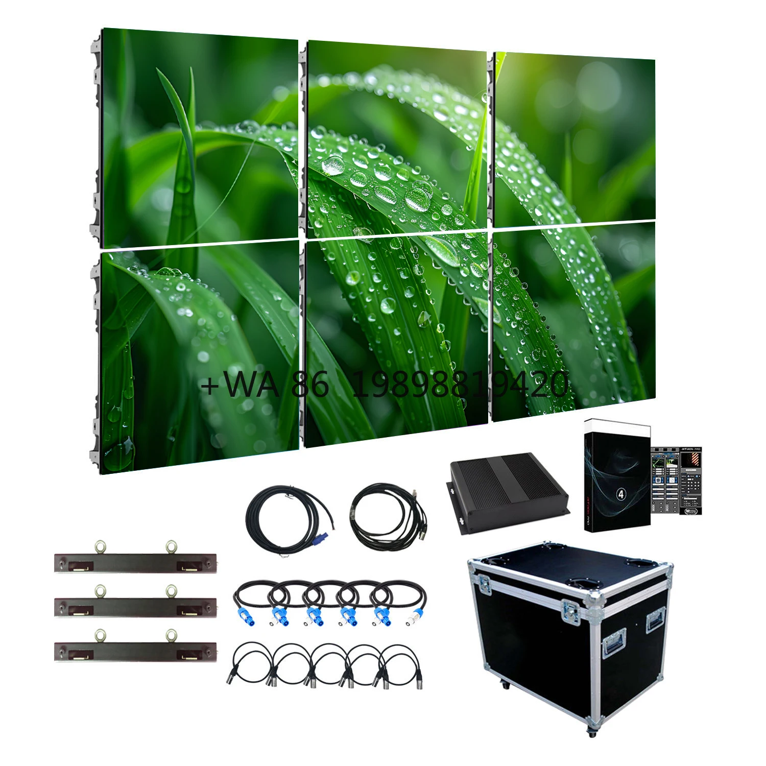 

Customizable Indoor P4 100000Hours Lifespan and 800-1000cd/㎡ Brightness LED Display Screen