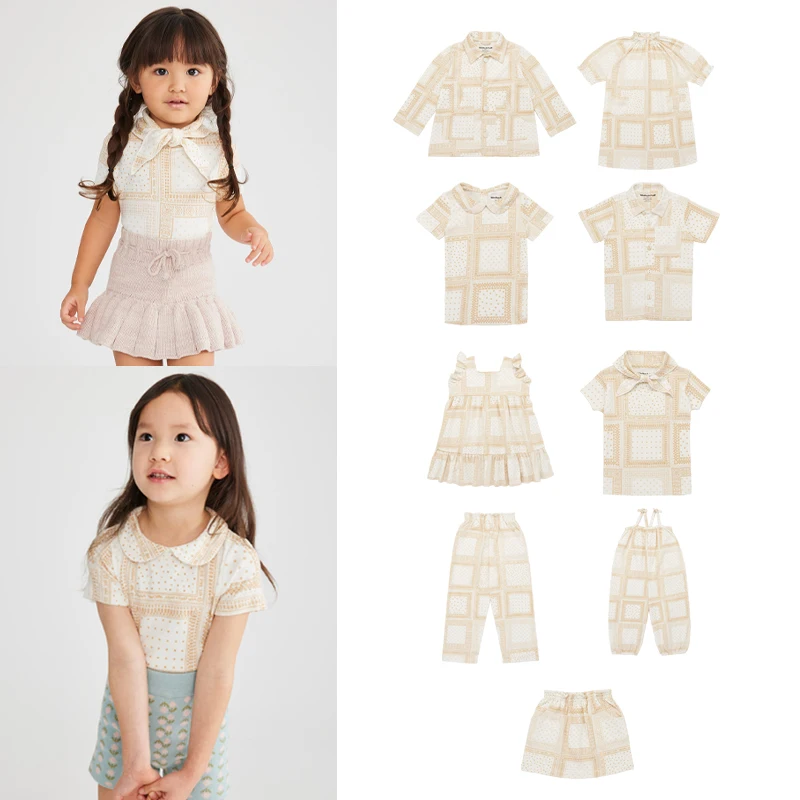 

Misha New Summer Tops Children Clothes Baby Set Girls Dress Child Cotton T-Shirt Kids Straps Pants Dresses Short Sleeve Clothes