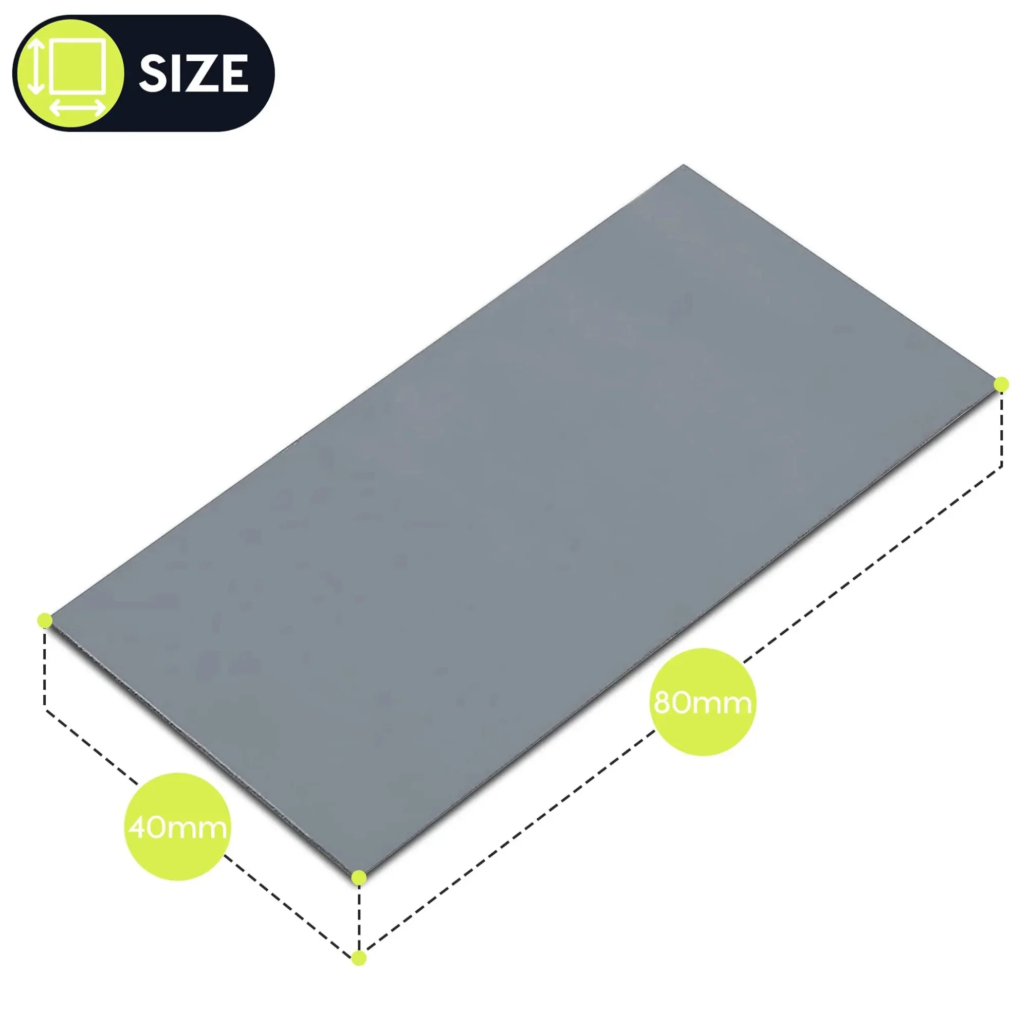 GELID GP-Ultimate 12W/MK Almohadilla Térmica de Silicona para CPU/GPU, Placa Base, Disipación de Calor, Varios Tamaños 8